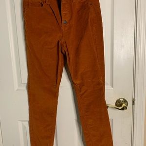 Burnt orange,  super skinny , old navy